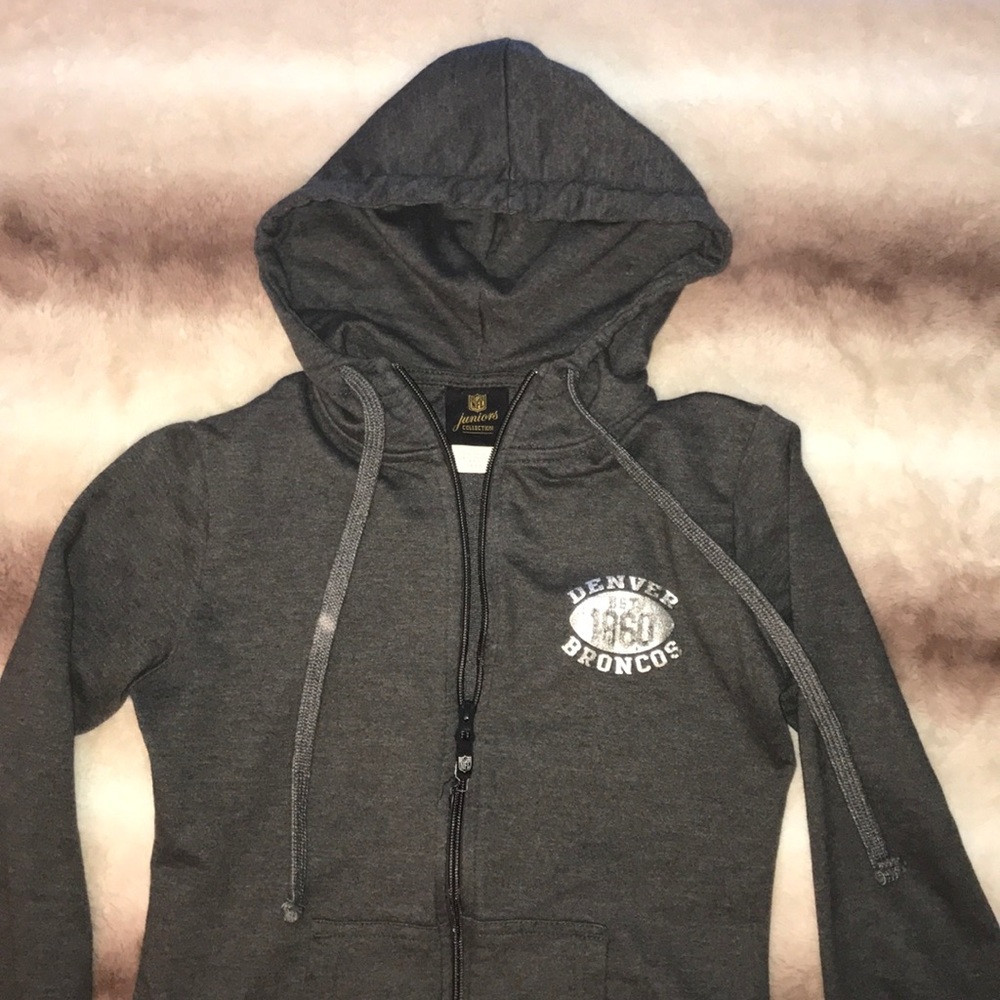 Denver Broncos Juniors Zip Up Hoodie Official NFL